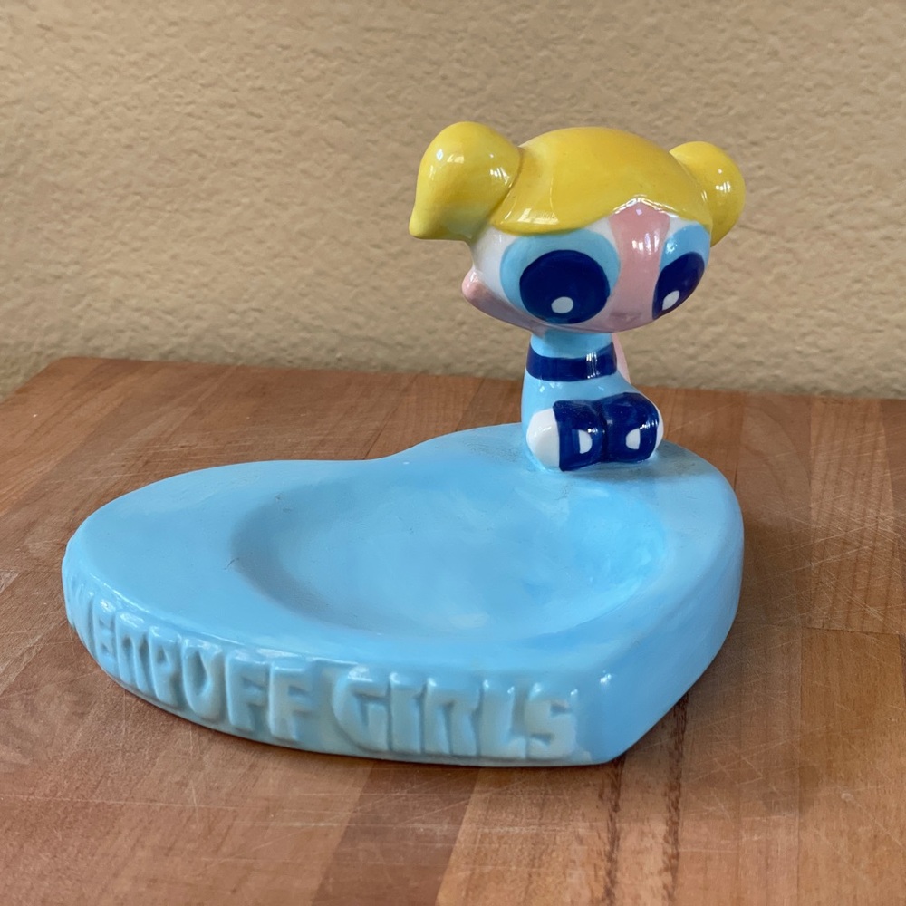 Powerpuff Girls Bubbles Vintage Dish 🫧🩵